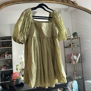 Abercrombie Emerson dress green NWT